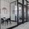 a room with a table and chairs