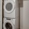 a washing machine in a room