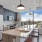 a kitchen with a large island