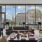 a living room with a large window